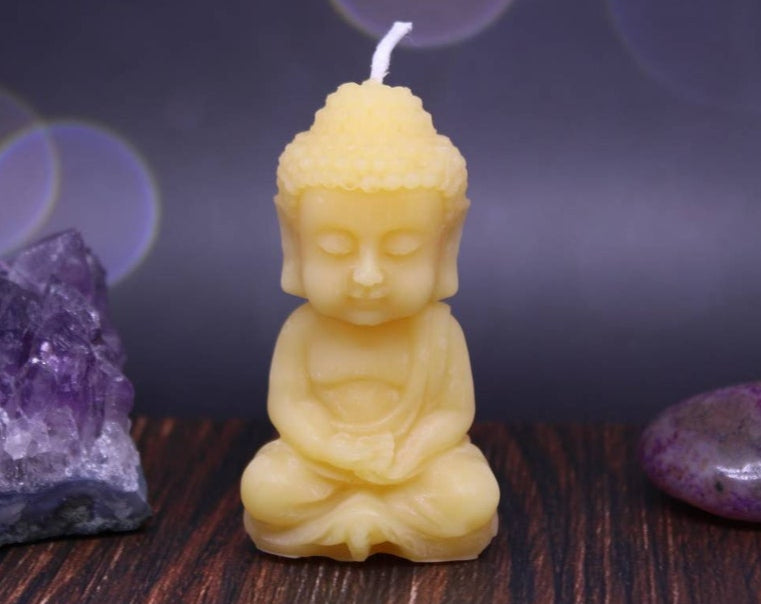 Bougie Bouddha en Cire d&#39;Abeille